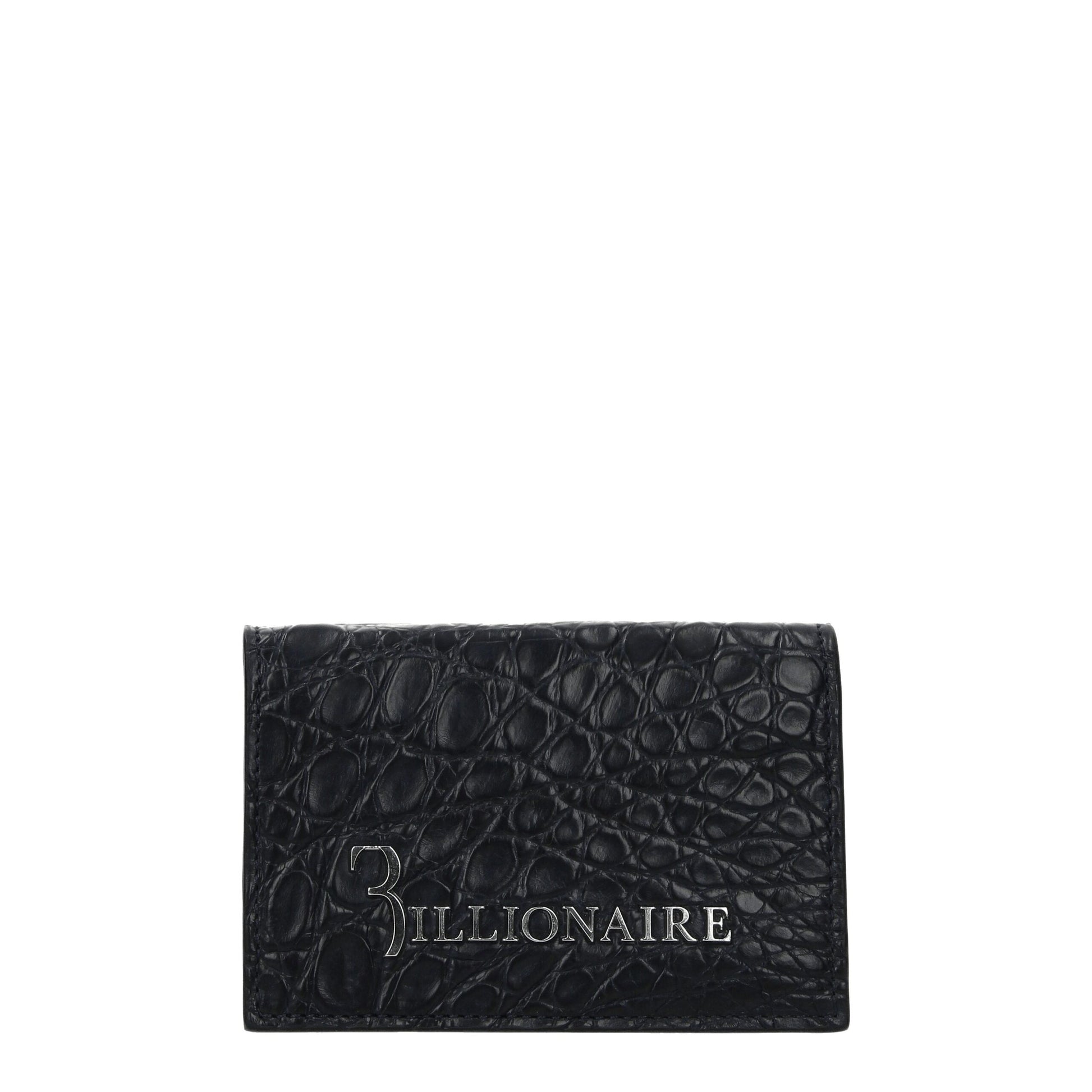 Billionaire Italian Couture Blue Crocodile Cardholder - ClickThatClicks 