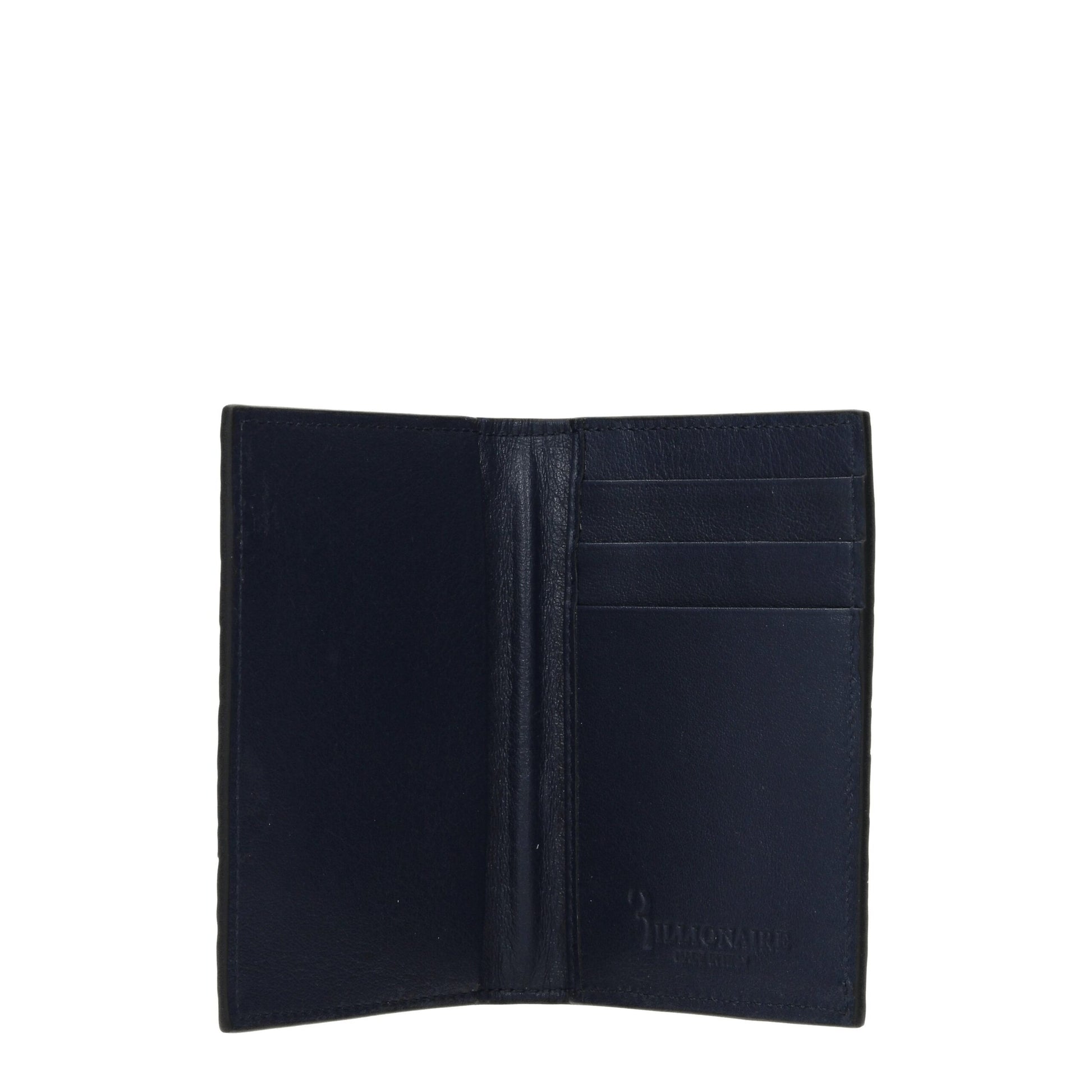 Billionaire Italian Couture Blue Crocodile Cardholder - ClickThatClicks 