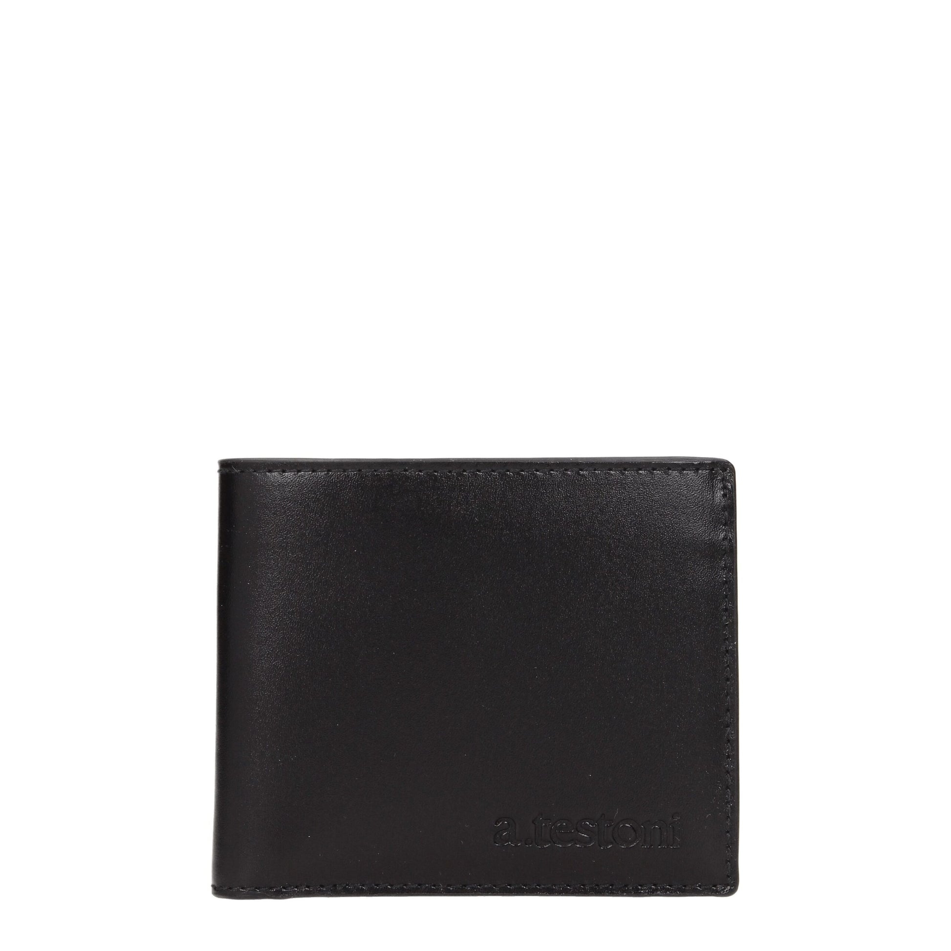 Testoni Black Leather Wallet - ClickThatClicks 