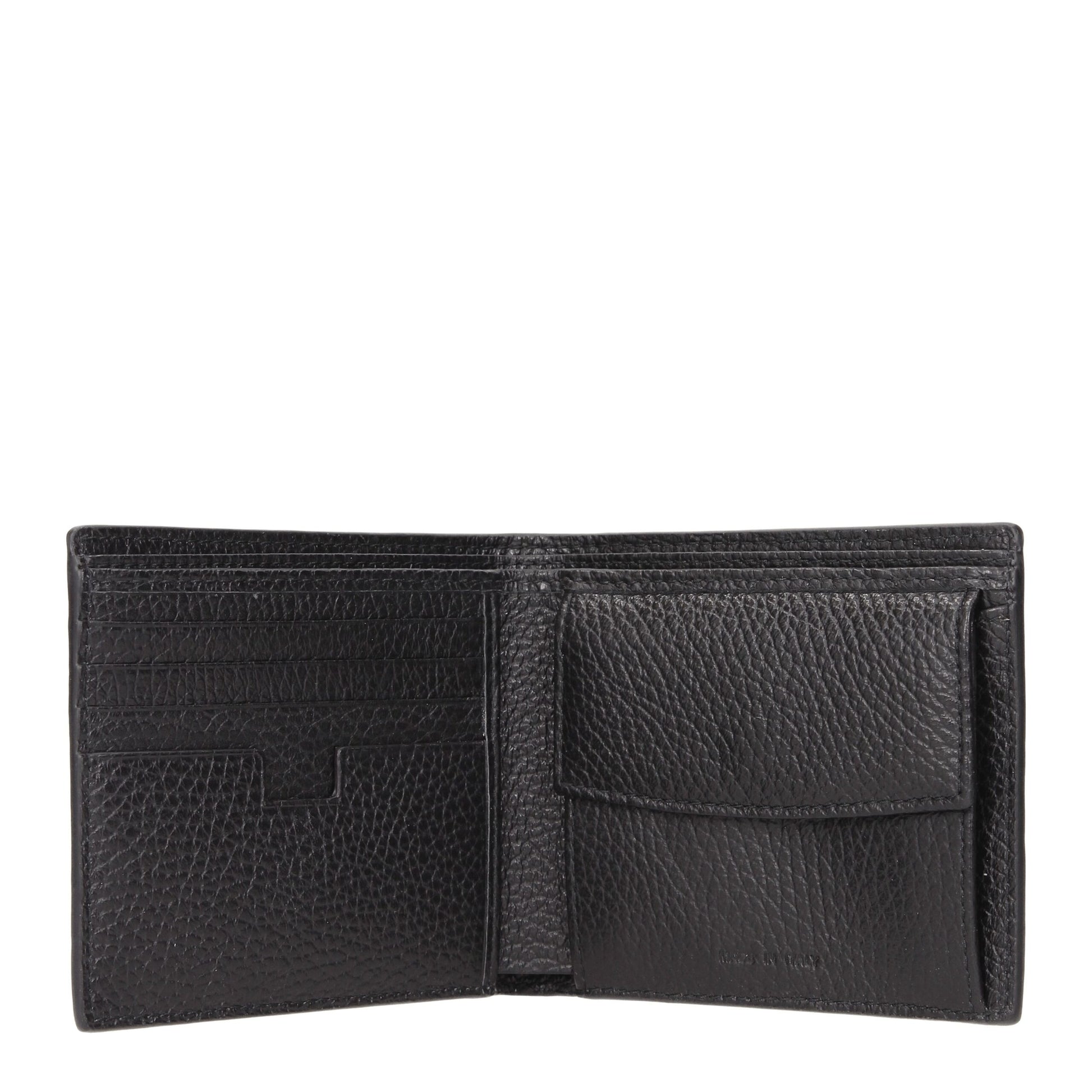 Testoni Black Leather Wallet - ClickThatClicks 