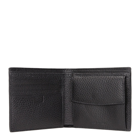Testoni Black Leather Wallet - ClickThatClicks 