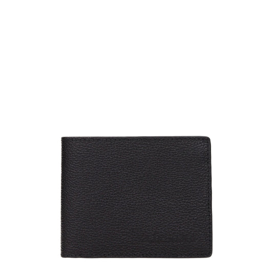 Testoni Black Leather Wallet - ClickThatClicks 