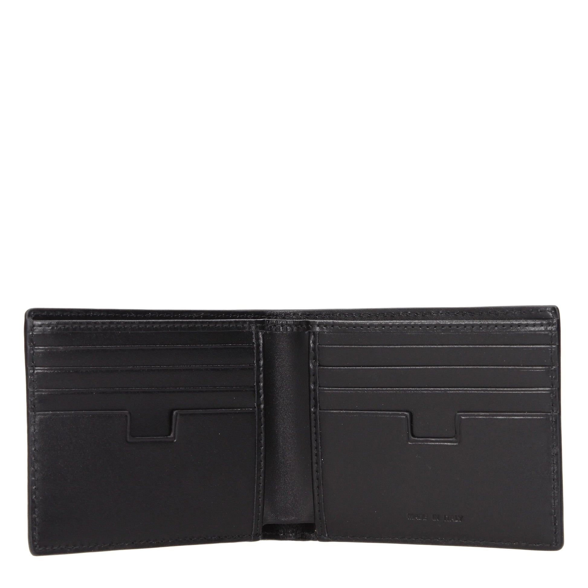 Testoni Black Leather Wallet - ClickThatClicks 