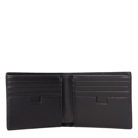 Testoni Black Leather Wallet - ClickThatClicks 