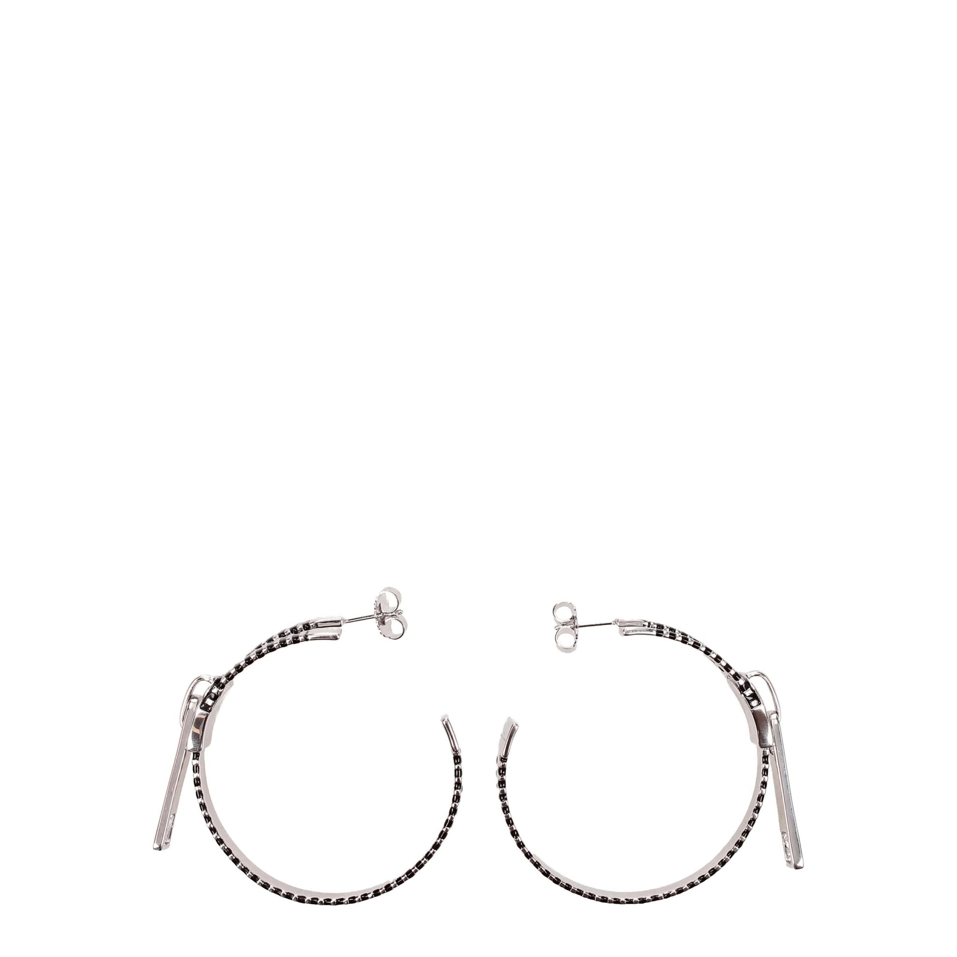Marc Jacobs Gray Silver Earrings - ClickThatClicks 