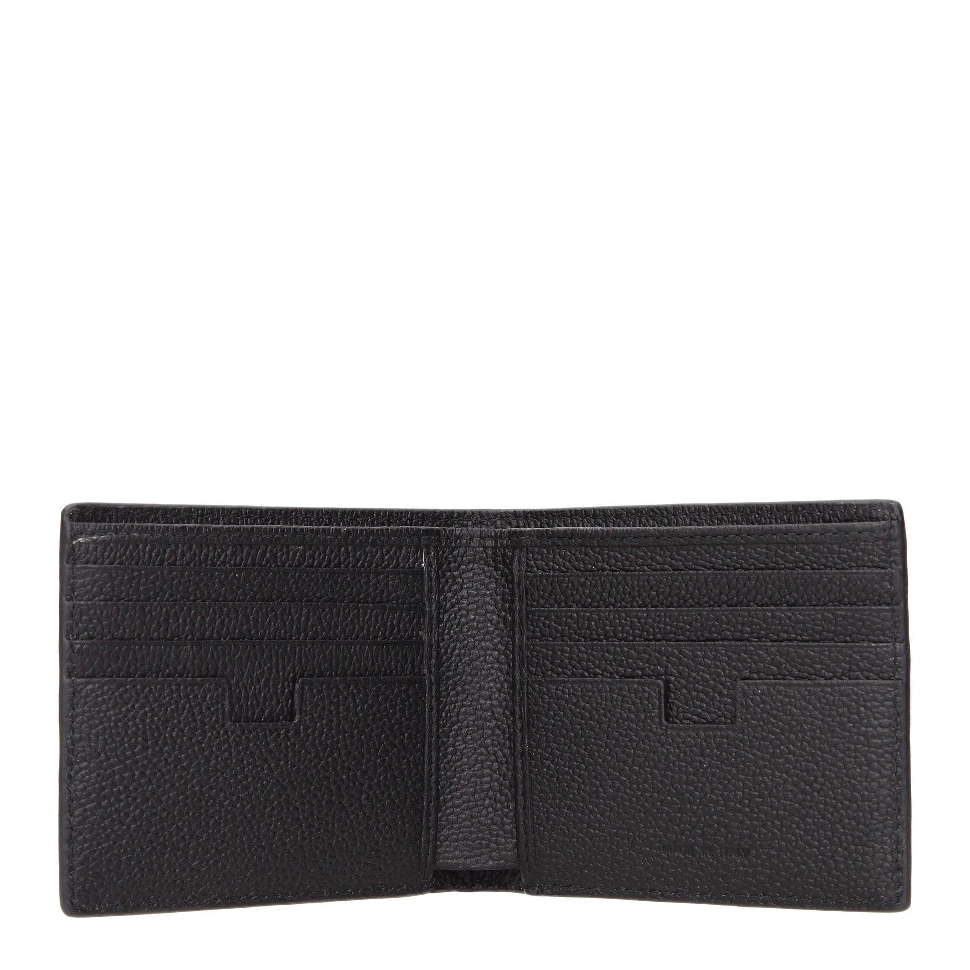 Testoni Black Leather Wallet - ClickThatClicks 