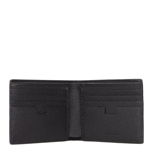 Testoni Black Leather Wallet - ClickThatClicks 