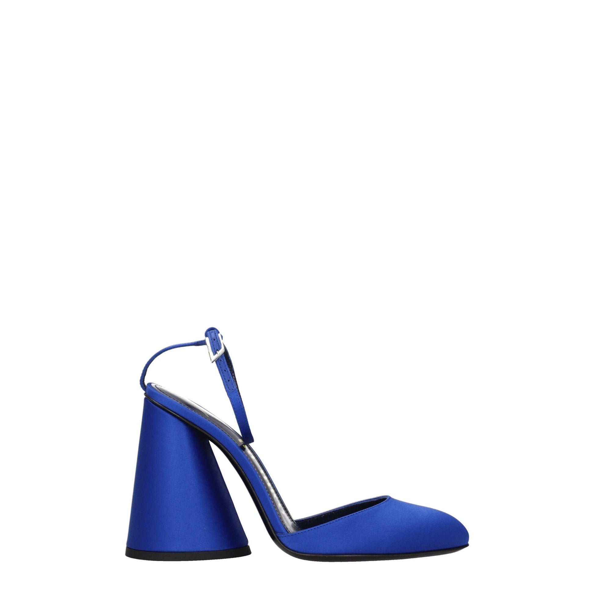 The Attico Blue Satin Platform Sandals - ClickThatClicks 