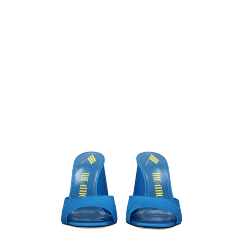 The Attico Light Blue Satin Platform Sandals - ClickThatClicks 