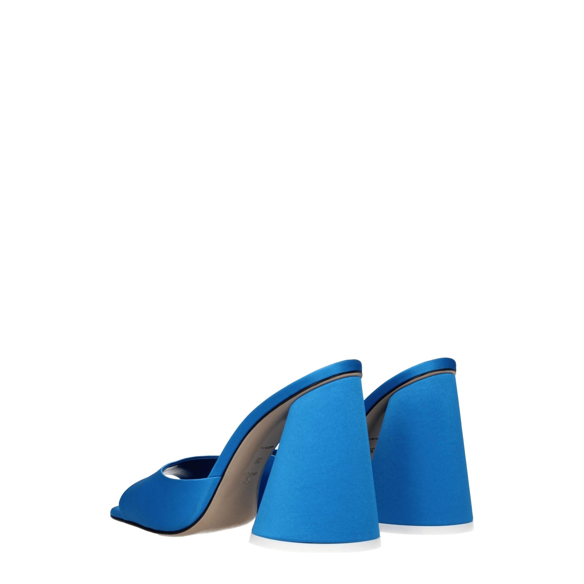 The Attico Light Blue Satin Platform Sandals - ClickThatClicks 