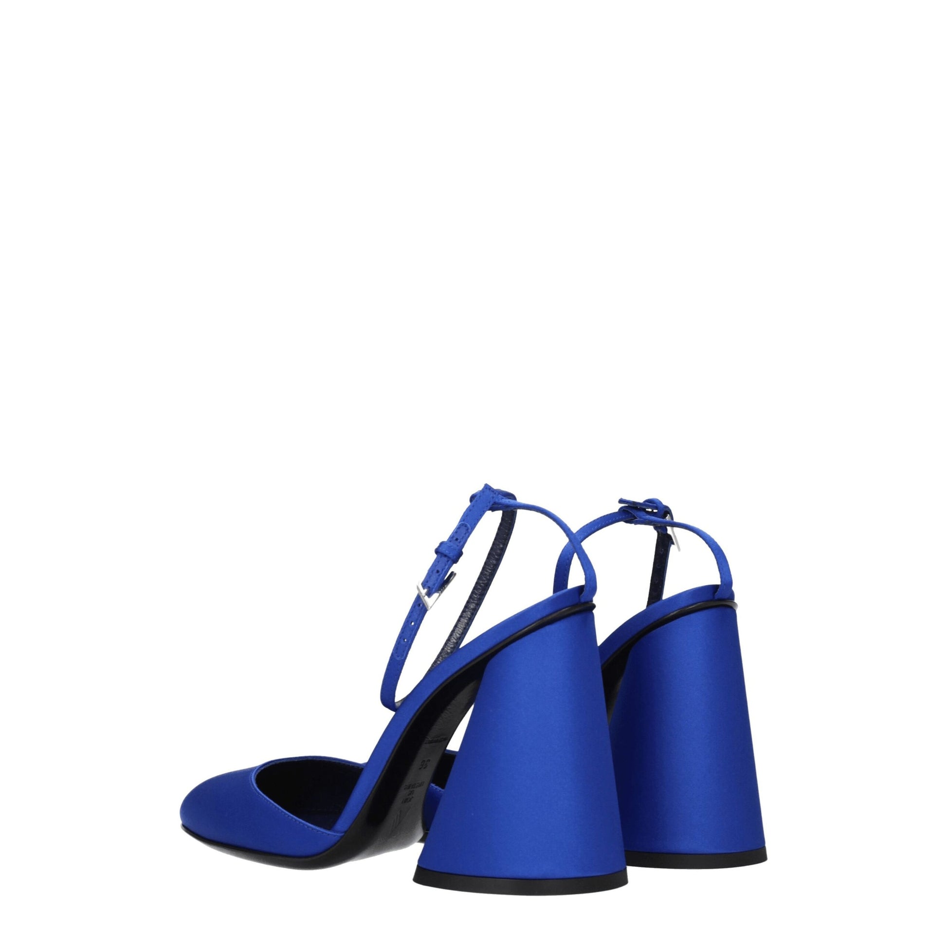 The Attico Blue Satin Platform Sandals - ClickThatClicks 