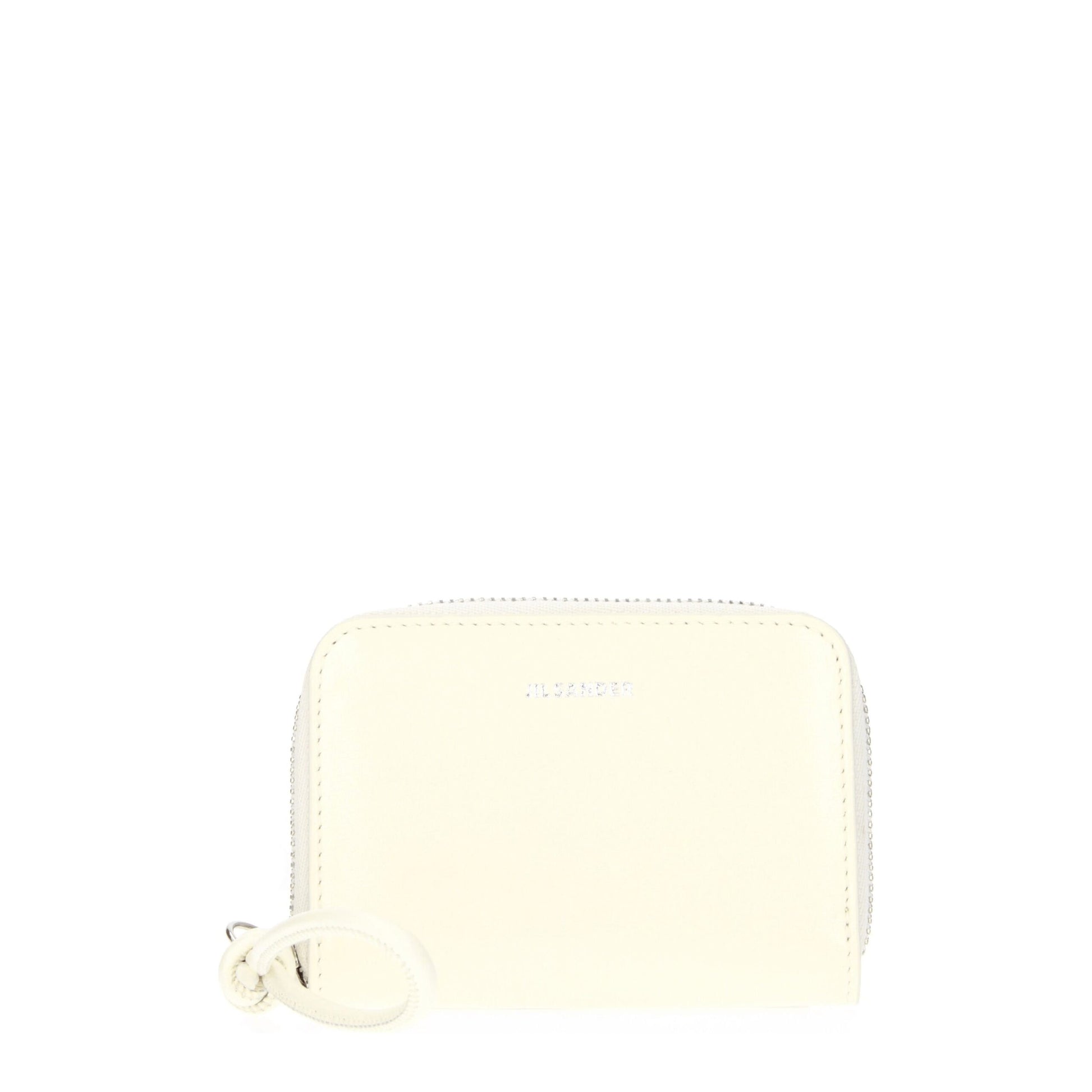 Jil Sander Beige Leather Wallet - ClickThatClicks 