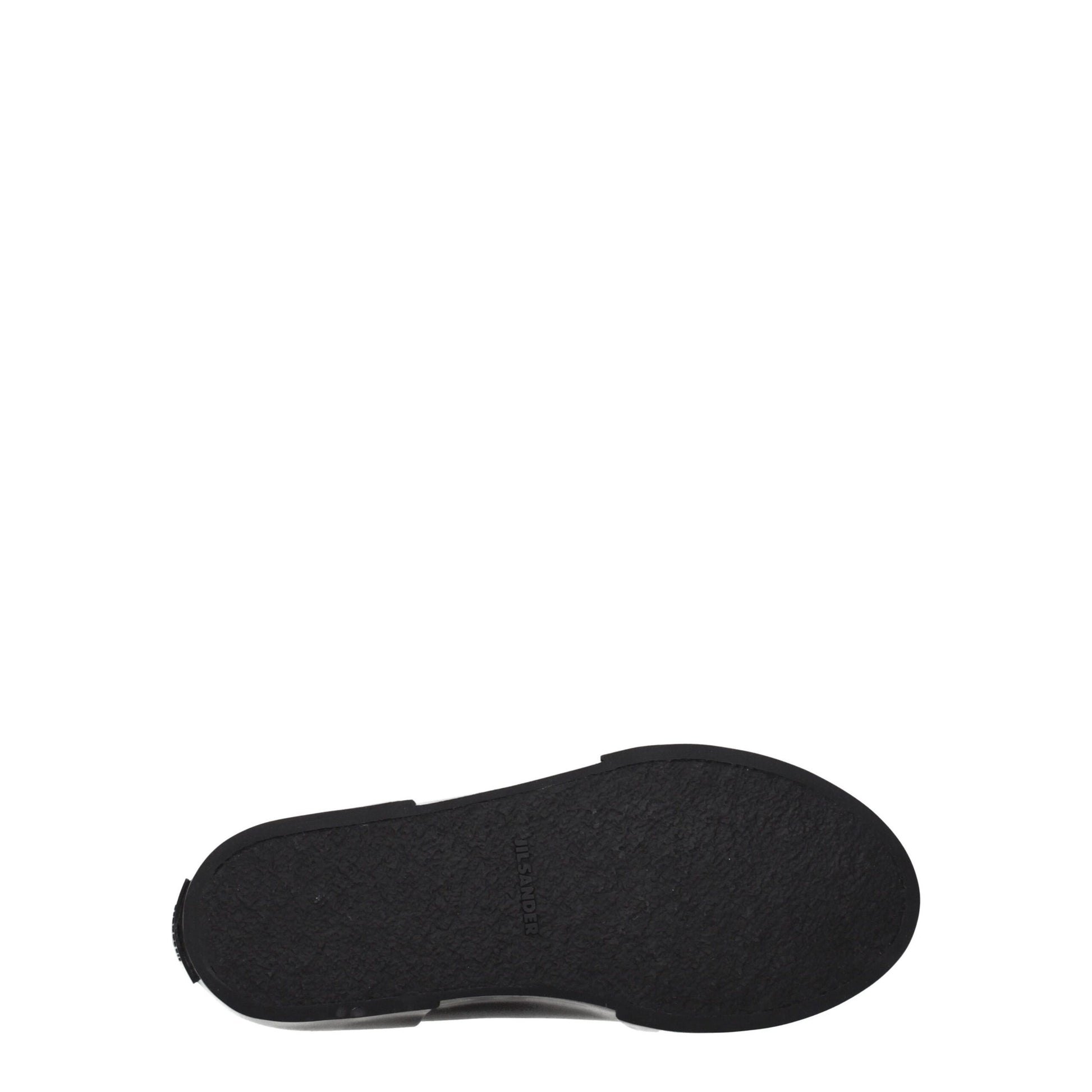 Jil Sander Black Fabric High Top Sneakers - ClickThatClicks 