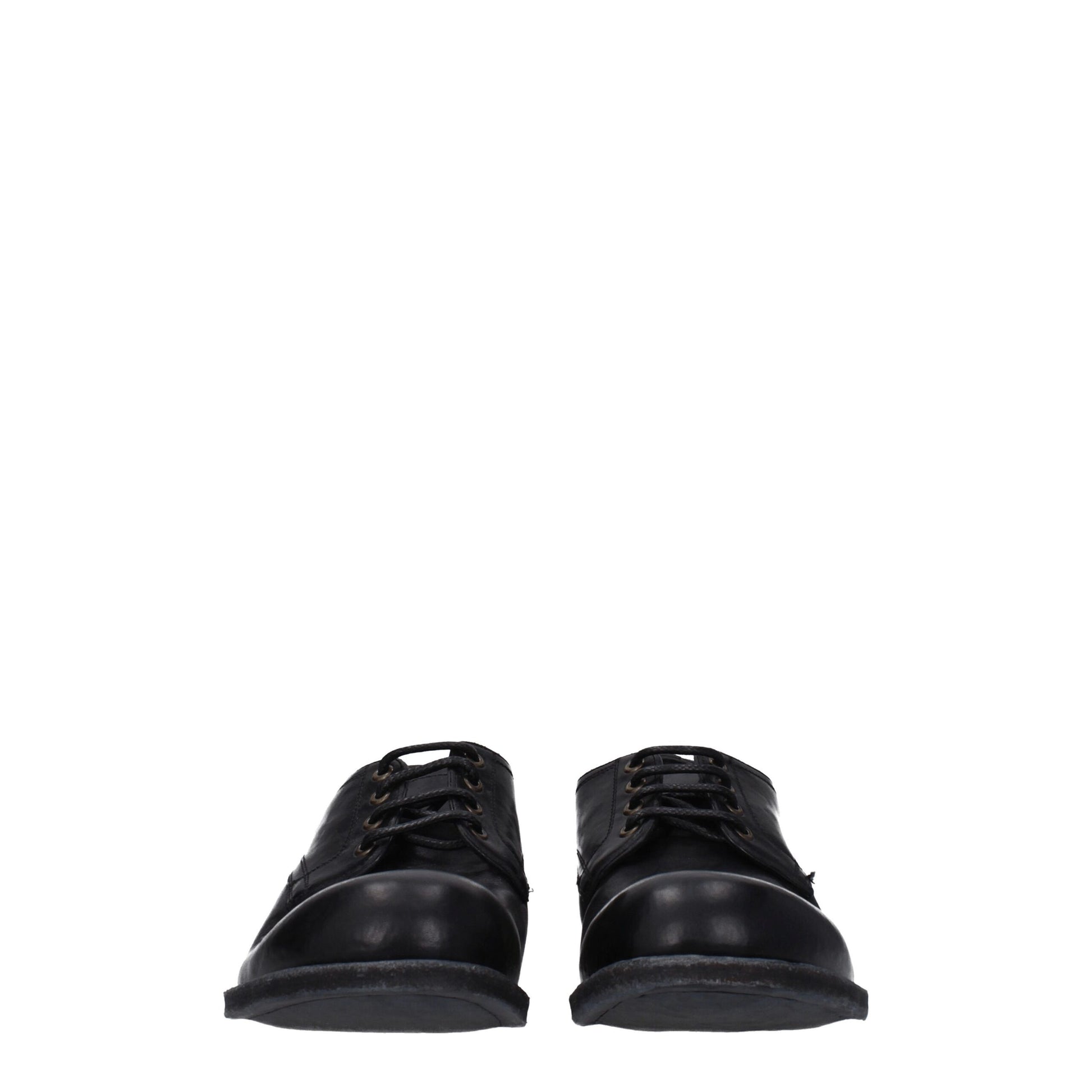 Dolce & Gabbana Black Leather Oxfords And Derbies - ClickThatClicks 