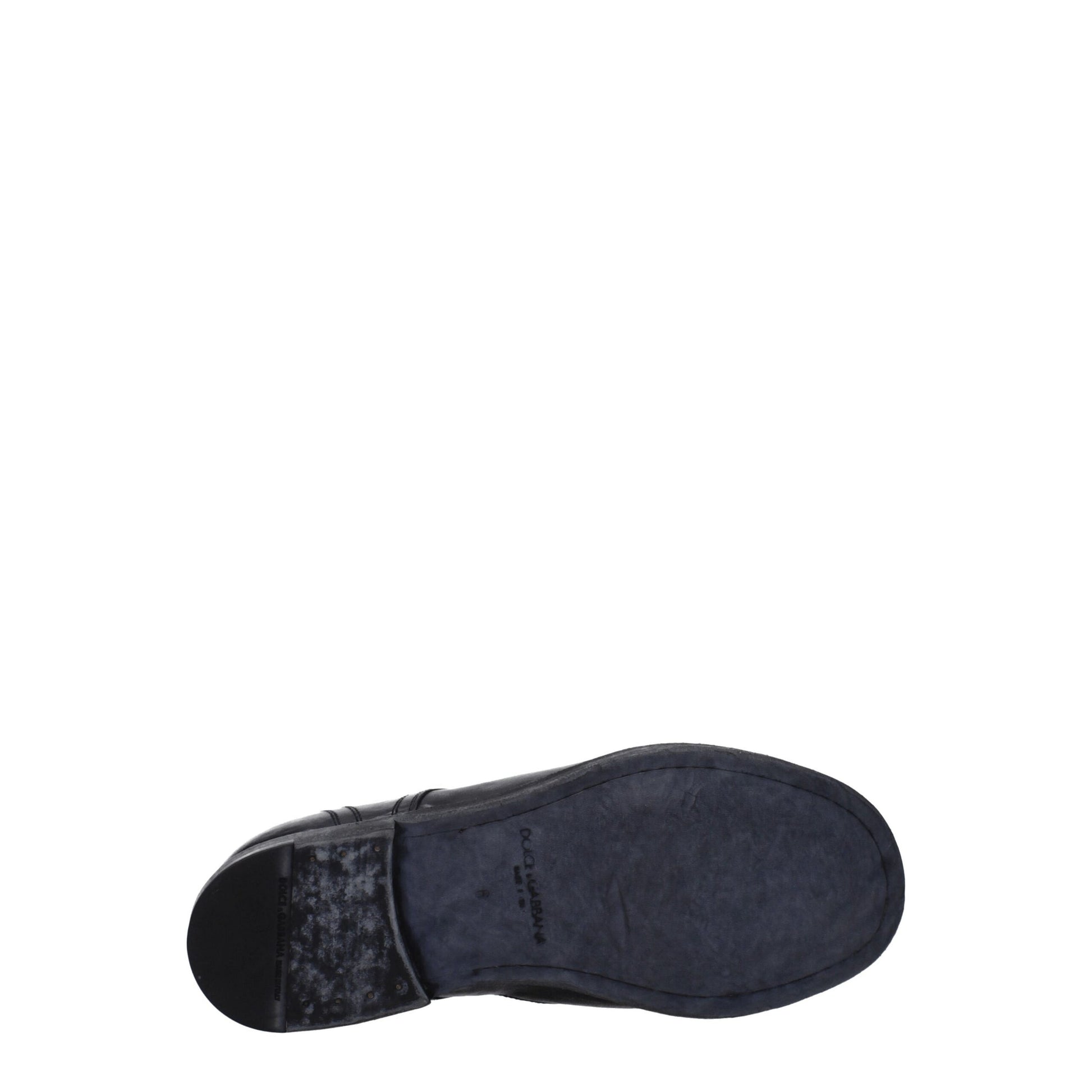 Dolce & Gabbana Black Leather Oxfords And Derbies - ClickThatClicks 