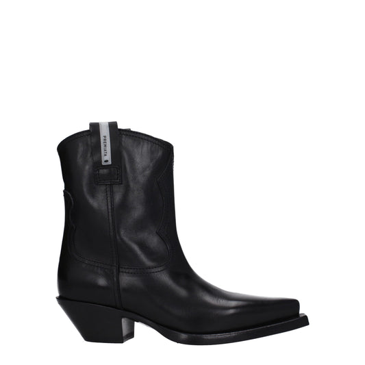 Premiata Black Leather Ankle Boots - ClickThatClicks 