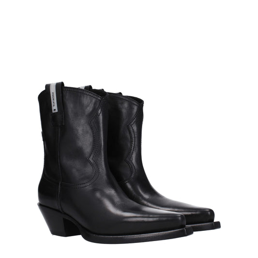 Premiata Black Leather Ankle Boots - ClickThatClicks 