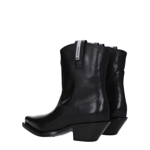 Premiata Black Leather Ankle Boots - ClickThatClicks 