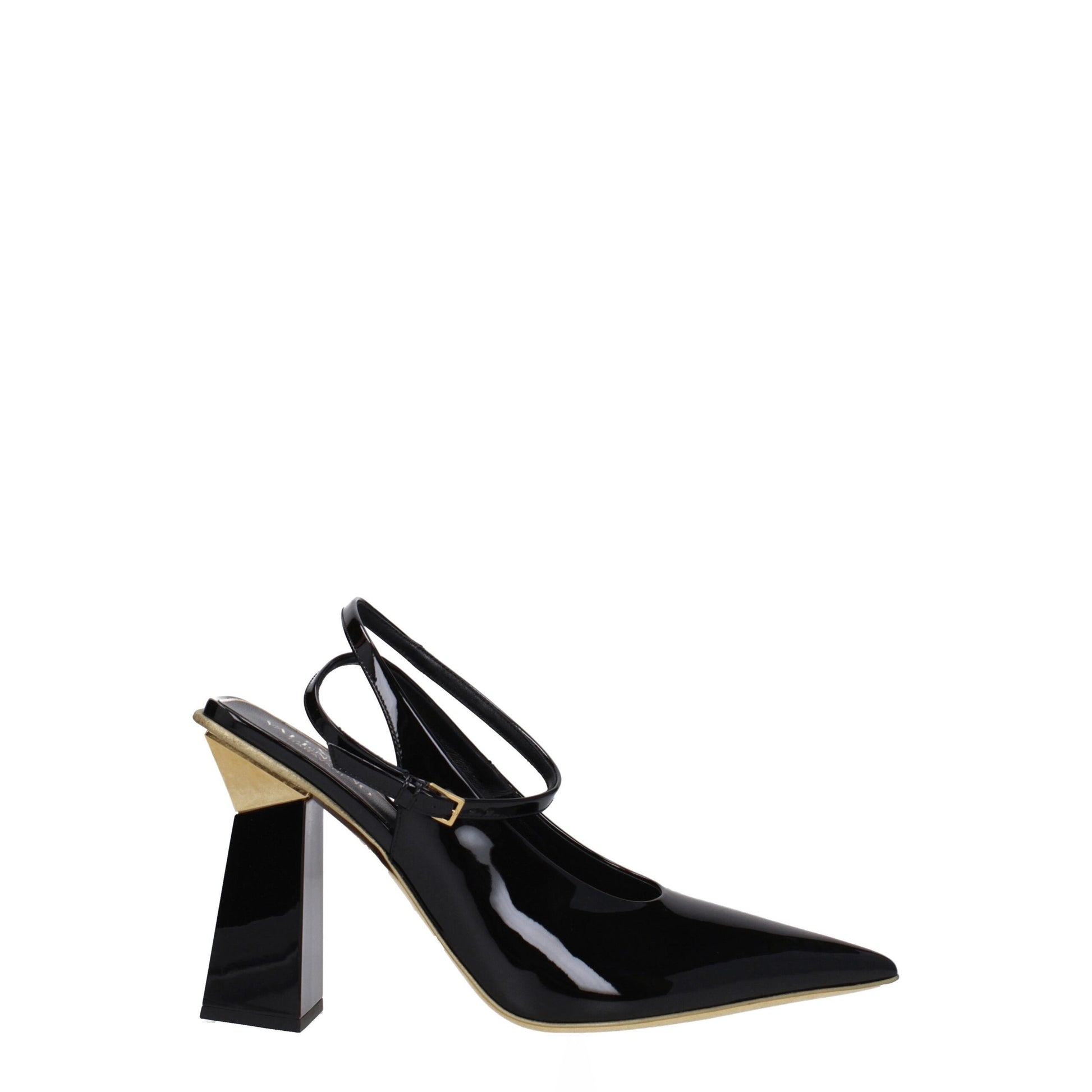Valentino Garavani Black Leather Sandals - ClickThatClicks 