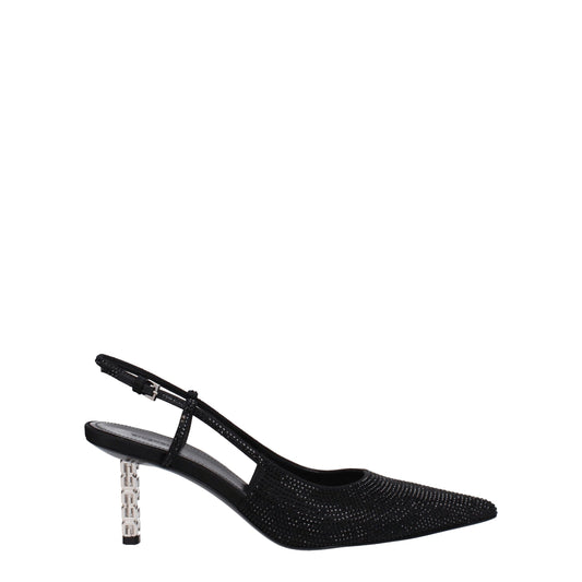 Givenchy Black Fabric High Heel Pumps - ClickThatClicks 