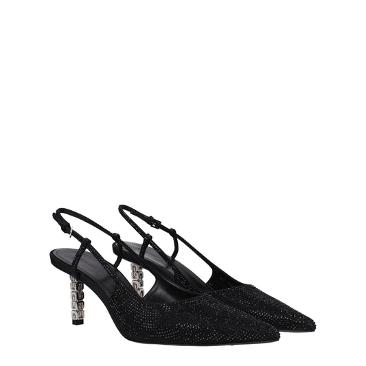 Givenchy Black Fabric High Heel Pumps - ClickThatClicks 