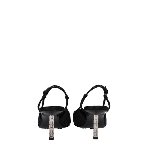 Givenchy Black Fabric High Heel Pumps - ClickThatClicks 