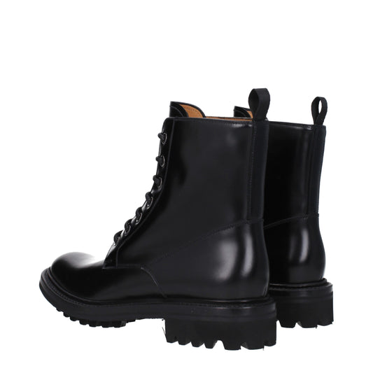 Church's Black Leather Ankle Boots - ClickThatClicks 