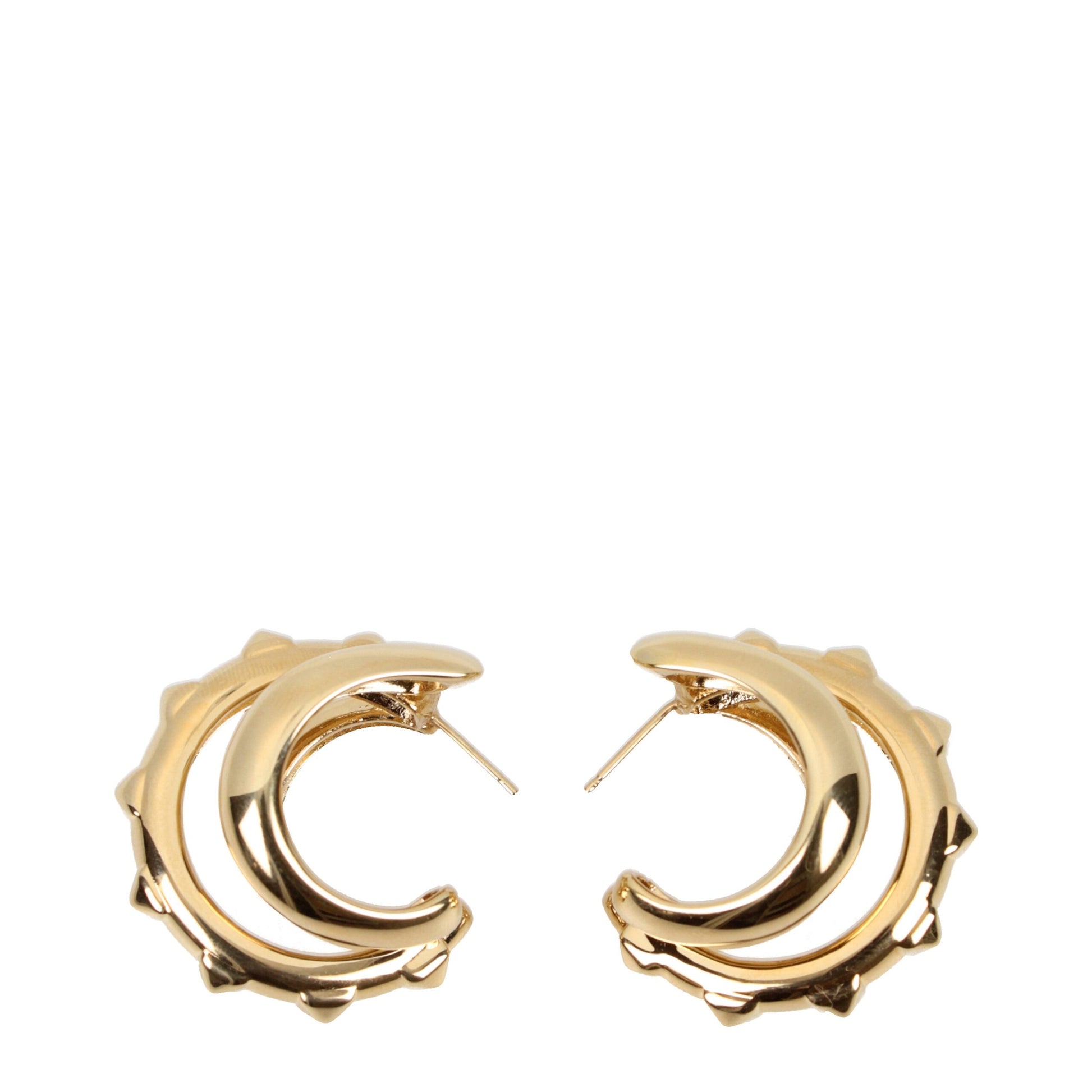Valentino Garavani Gold Metal Earrings - ClickThatClicks 