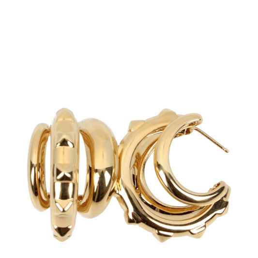 Valentino Garavani Gold Metal Earrings - ClickThatClicks 