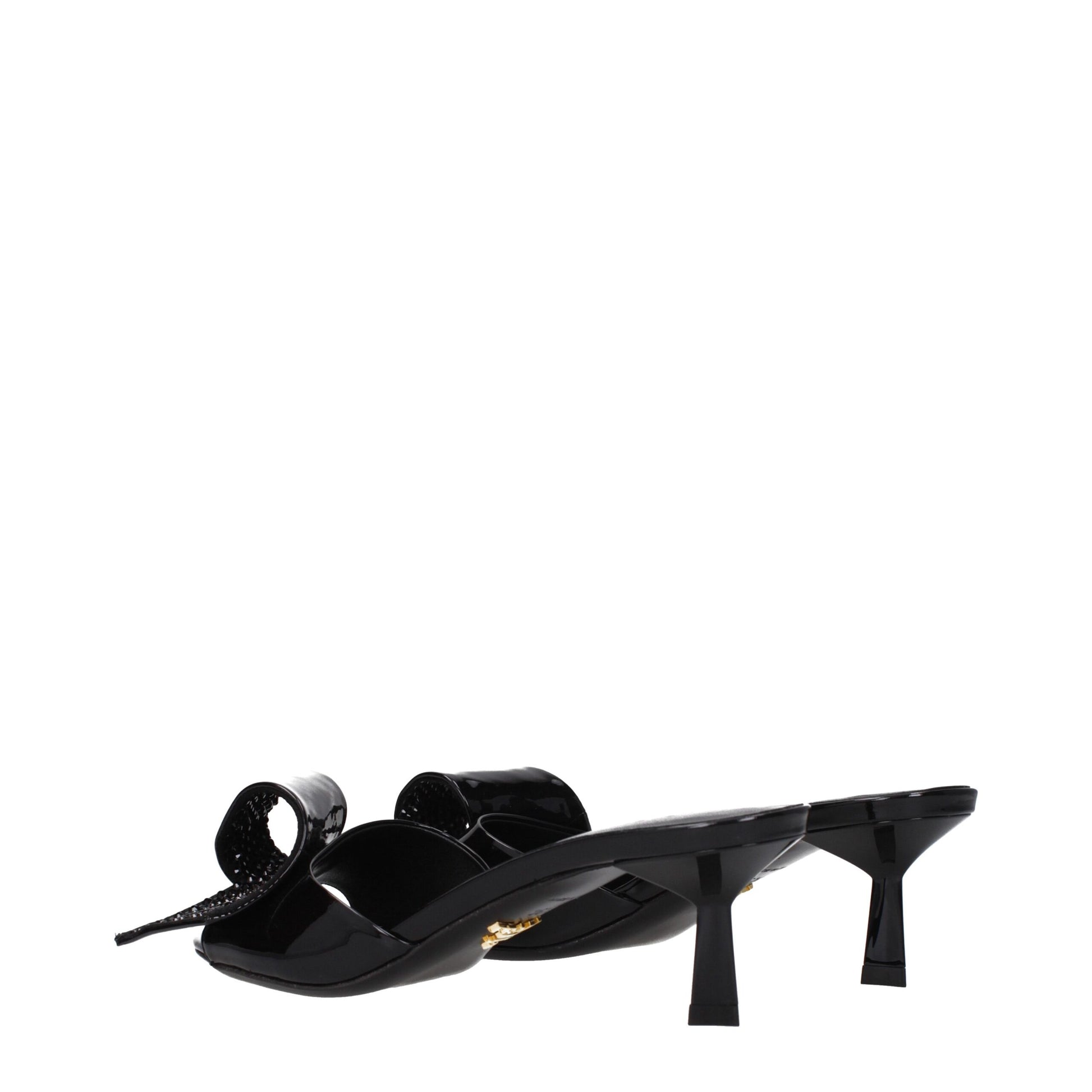 Prada Black Leather Sandals - ClickThatClicks 