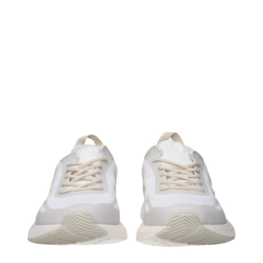 Veja White Fabric Athletic Sneakers - ClickThatClicks 