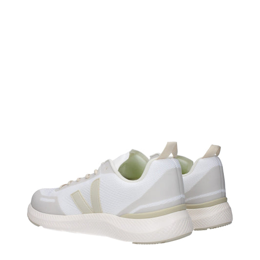 Veja White Fabric Athletic Sneakers - ClickThatClicks 