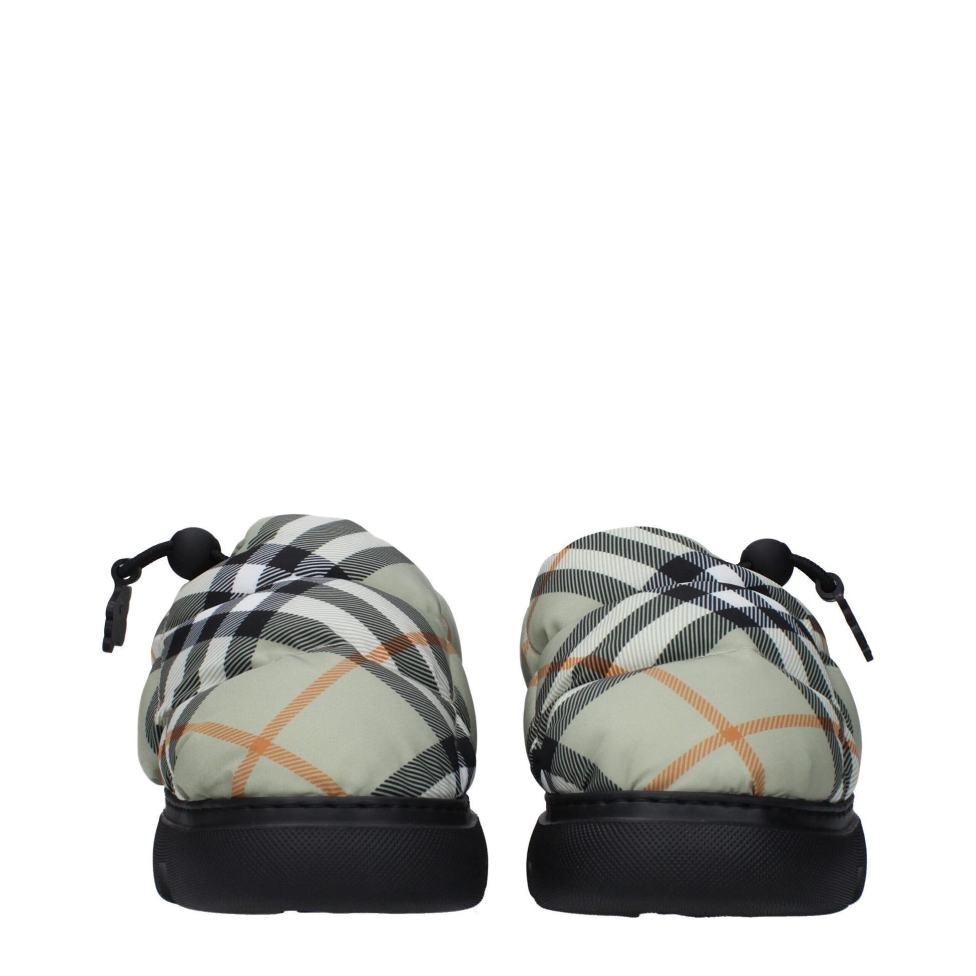 Burberry Green Fabric Slip-On Loafers - ClickThatClicks 