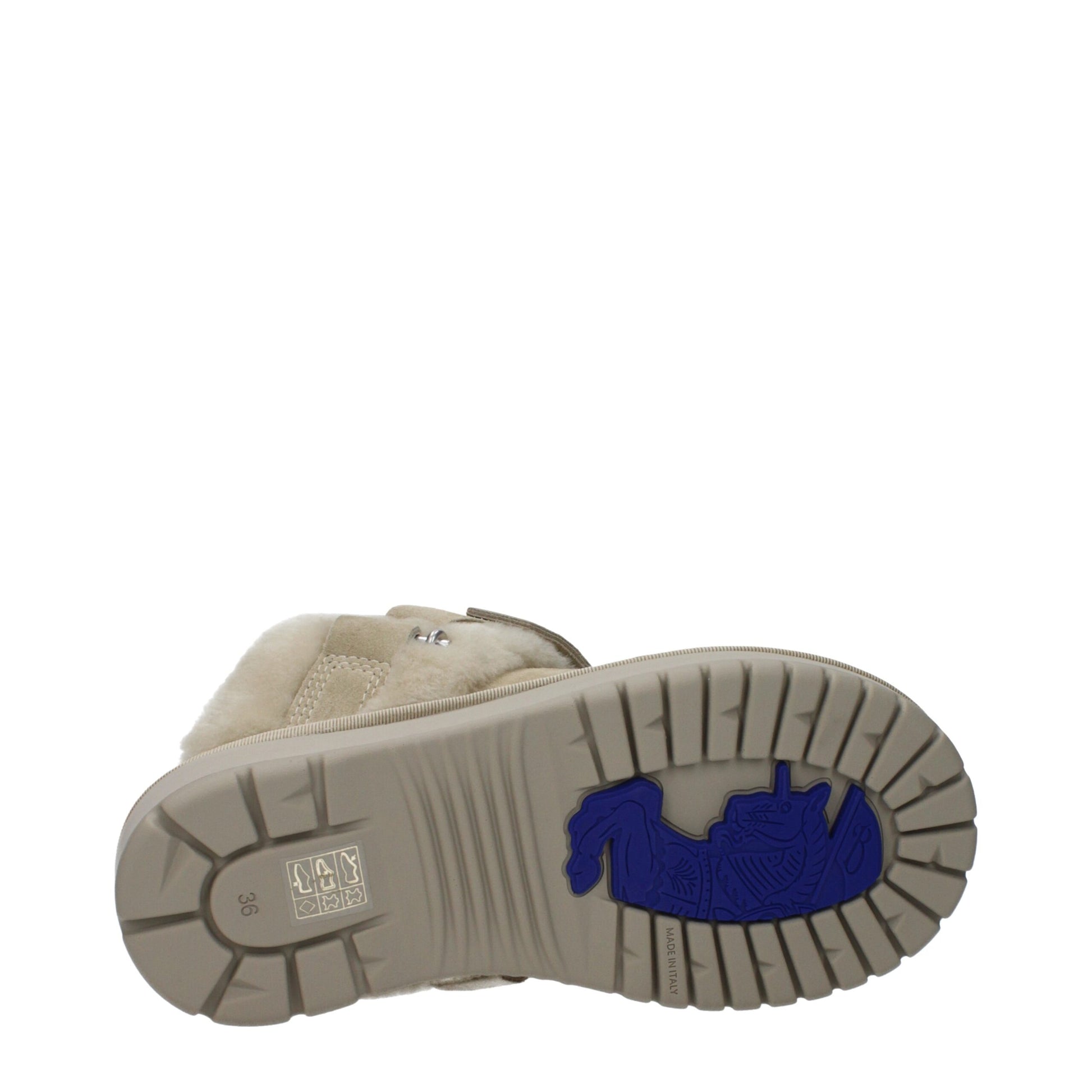 Burberry Green Leather Slippers - ClickThatClicks 