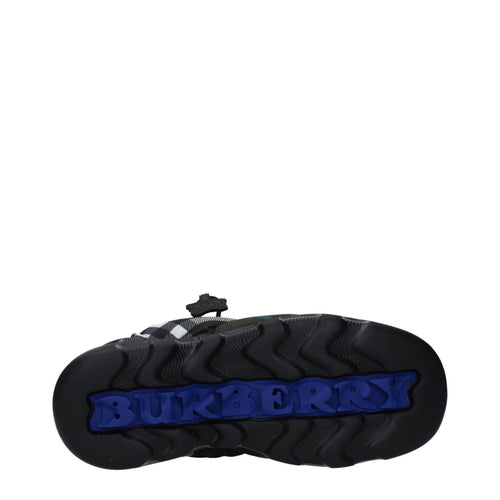 Burberry Green Fabric Slip-On Loafers - ClickThatClicks 