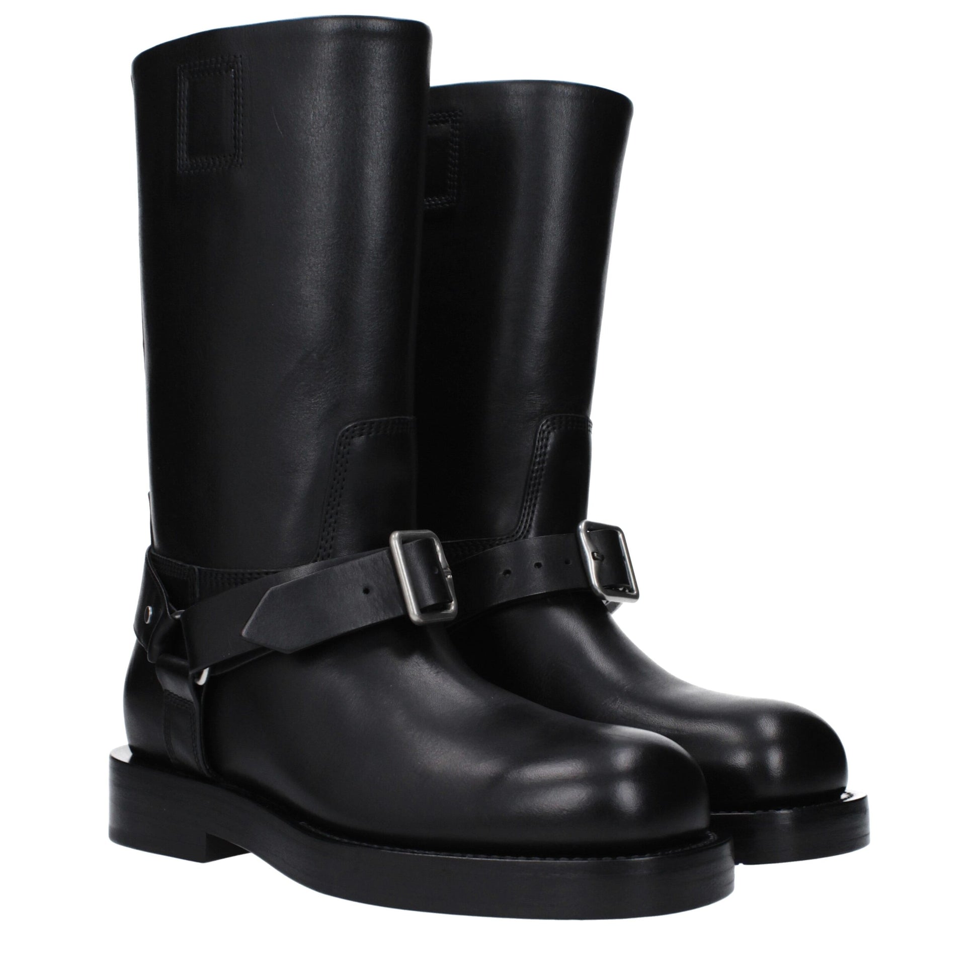 Burberry Black Leather Boots - ClickThatClicks 
