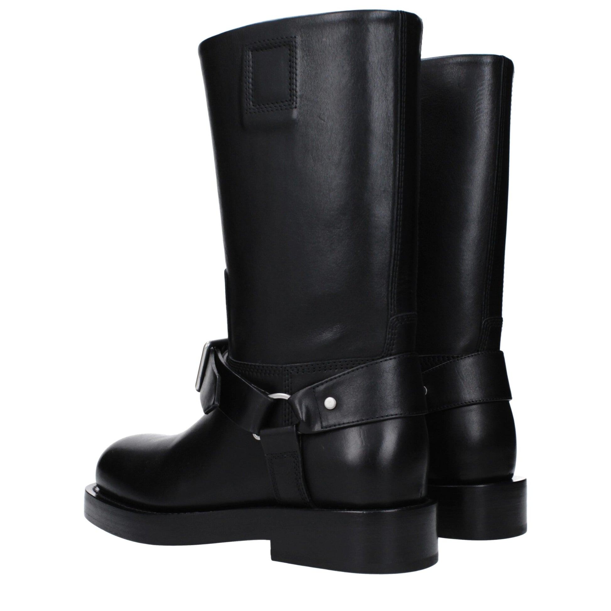 Burberry Black Leather Boots - ClickThatClicks 