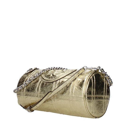 Tory Burch Gold Leather Shoulder Bag - ClickThatClicks 