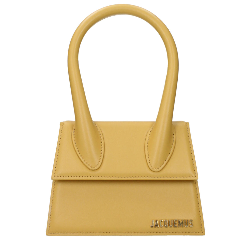 Jacquemus Yellow Leather Handbag