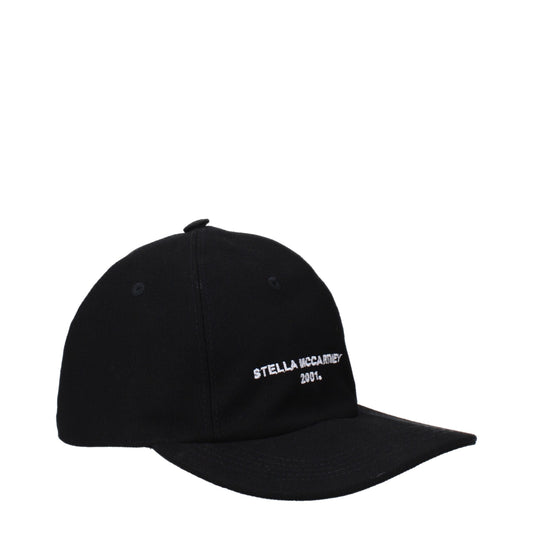 Stella McCartney Black Cotton Cap (Baseball Hat) - ClickThatClicks 