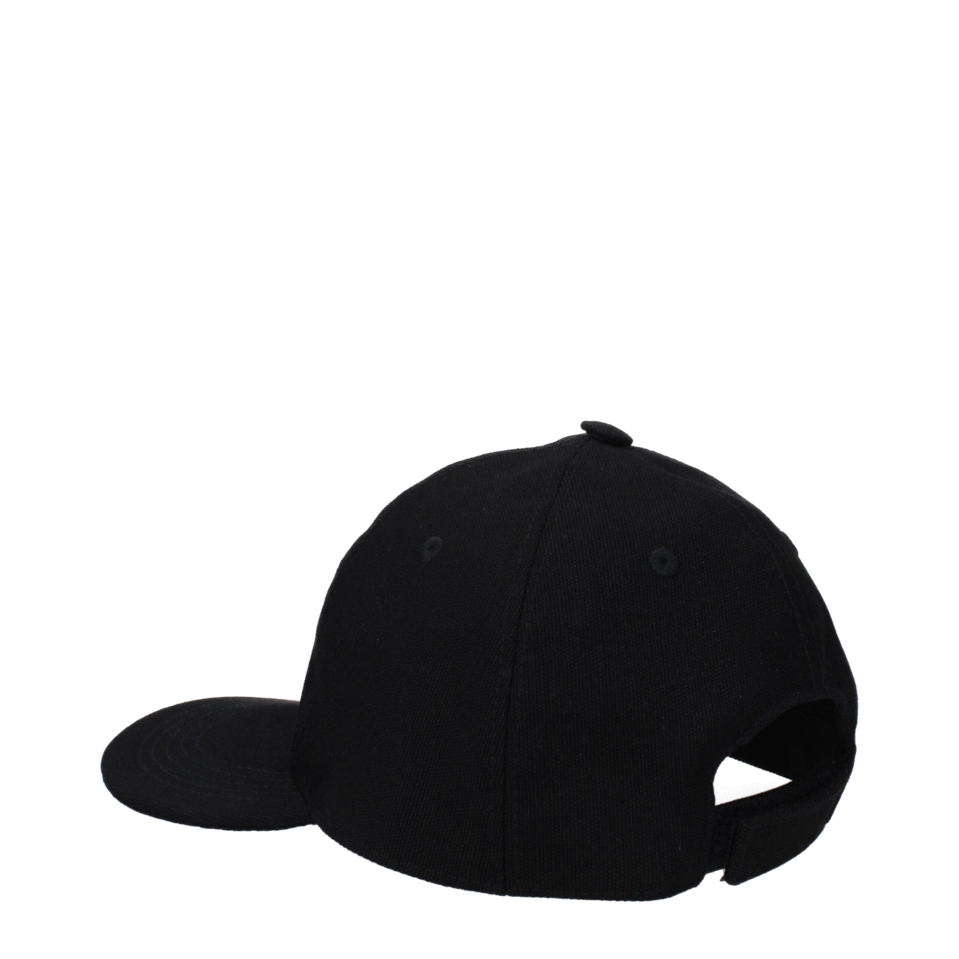 Stella McCartney Black Cotton Cap (Baseball Hat) - ClickThatClicks 
