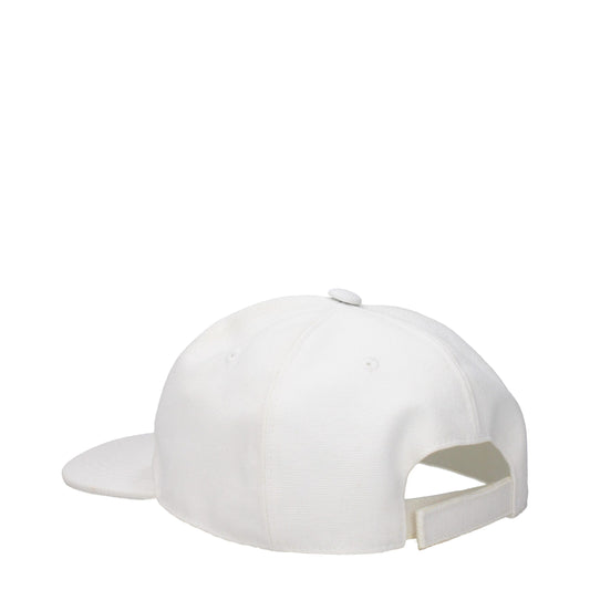 Stella McCartney White Cotton Cap (Baseball Hat) - ClickThatClicks 