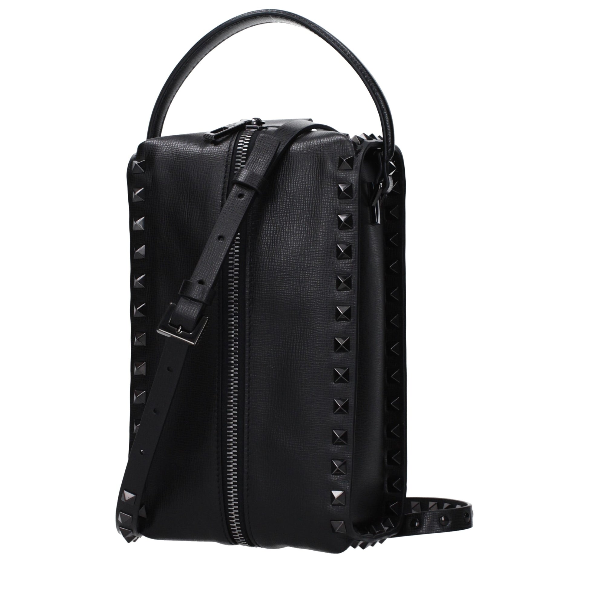 Valentino Garavani Black Leather Clutch Bag - ClickThatClicks 