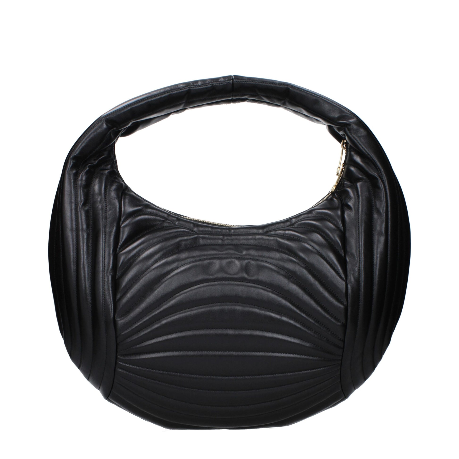 Salvatore Ferragamo Black Leather Handbag - ClickThatClicks 