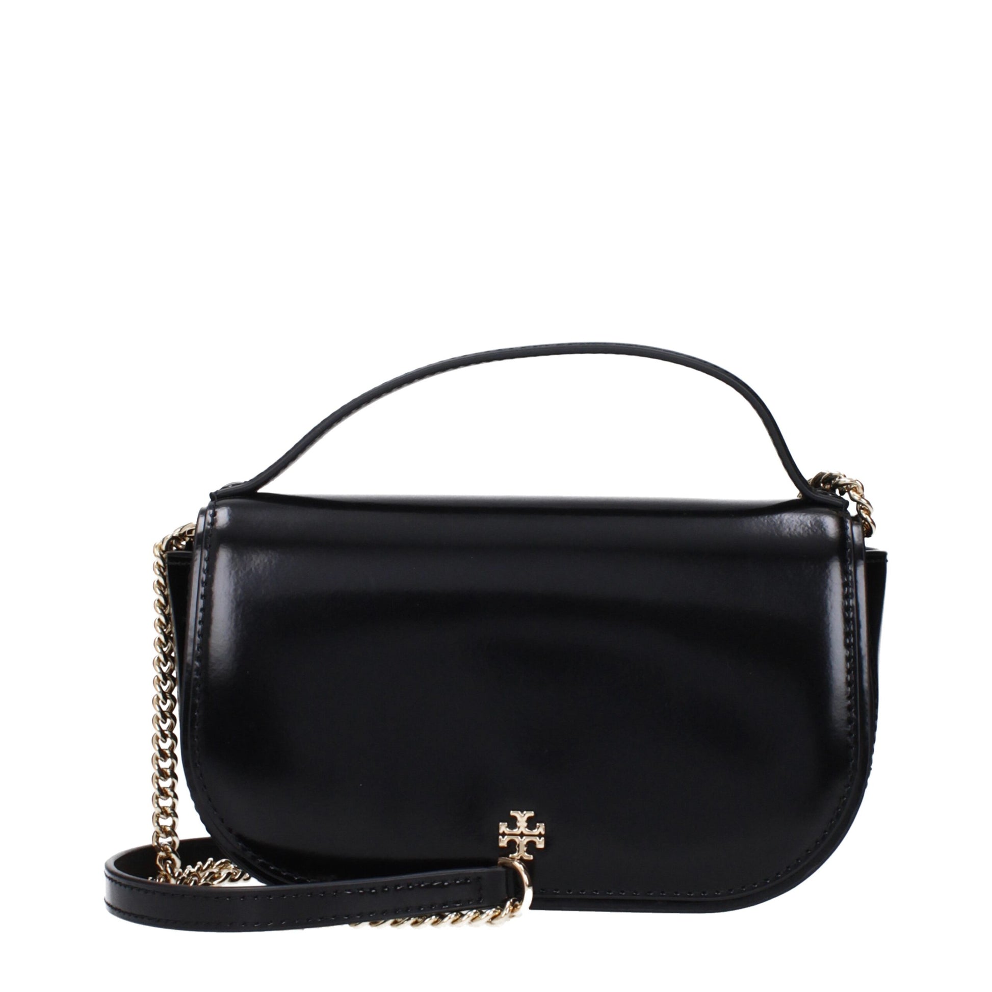 Tory Burch Black Leather Handbag - ClickThatClicks 