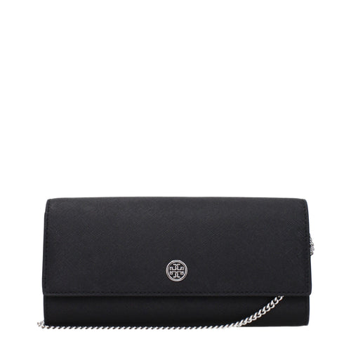 Tory Burch Black Leather Clutch Bag - ClickThatClicks 