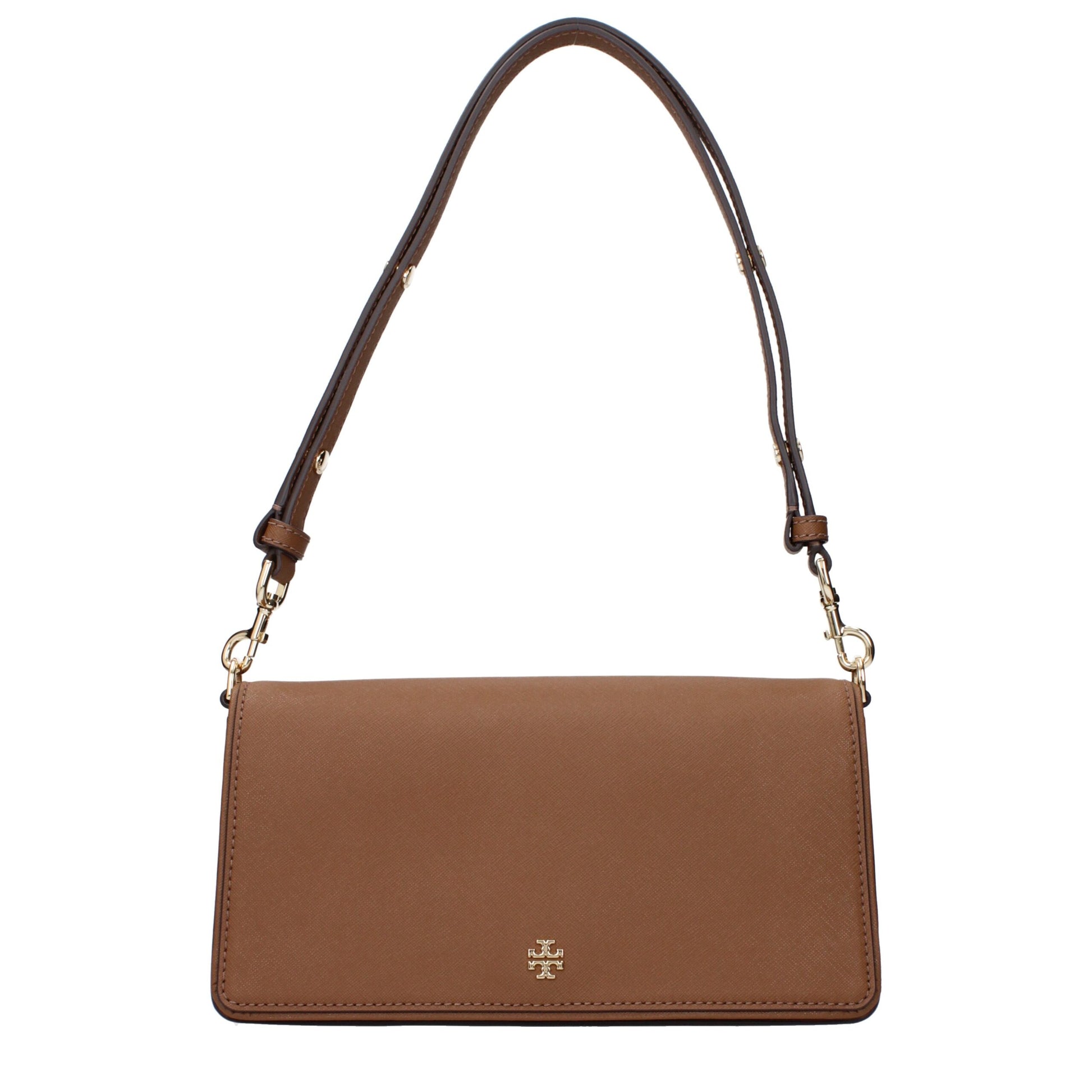 Tory Burch Brown Leather Shoulder Bag - ClickThatClicks 