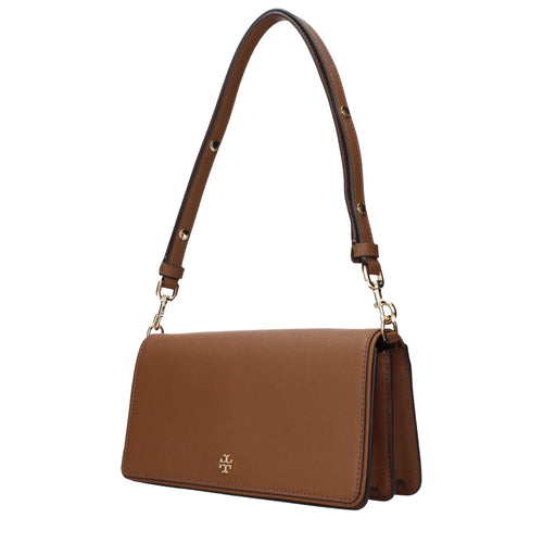 Tory Burch Brown Leather Shoulder Bag - ClickThatClicks 