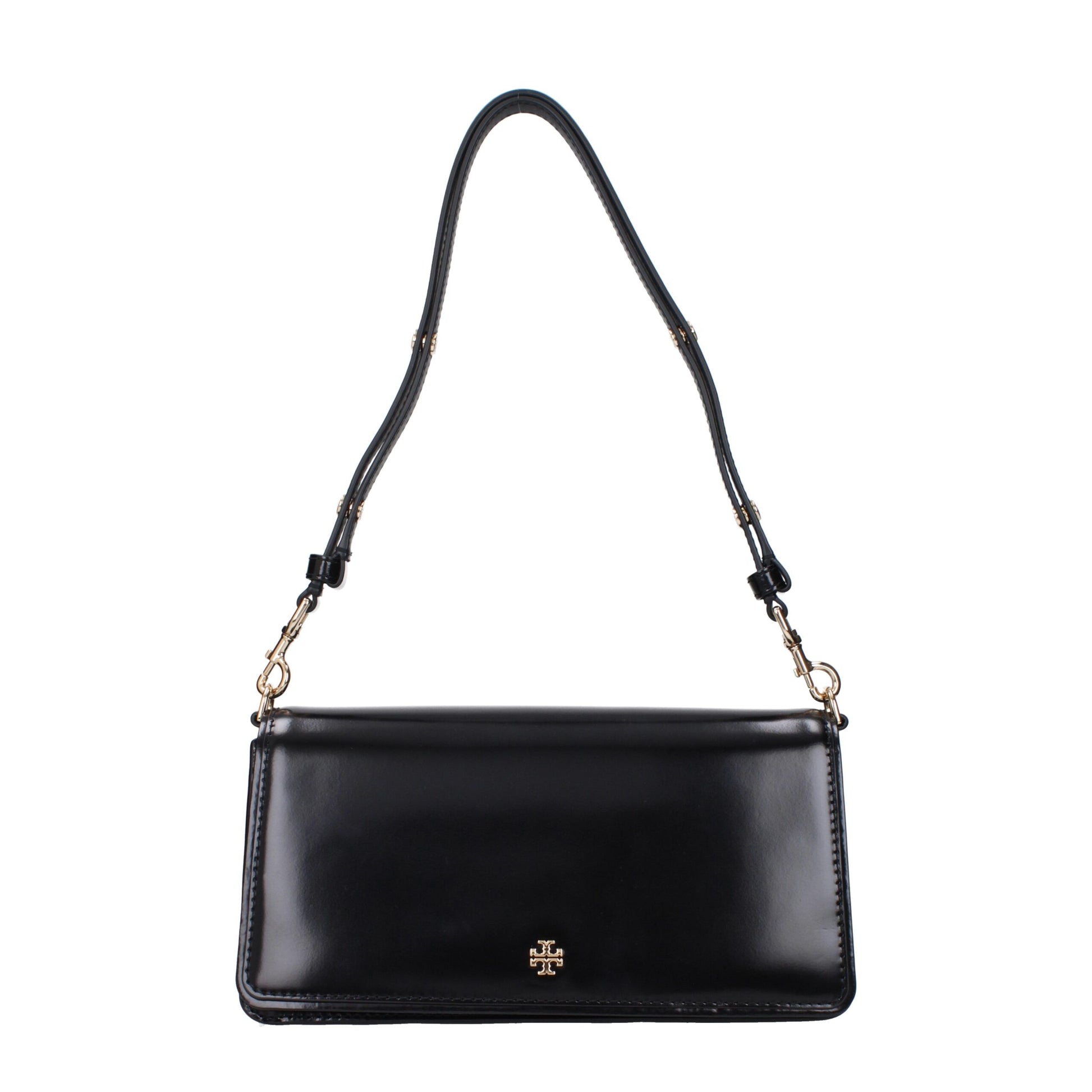 Tory Burch Black Leather Shoulder Bag - ClickThatClicks 