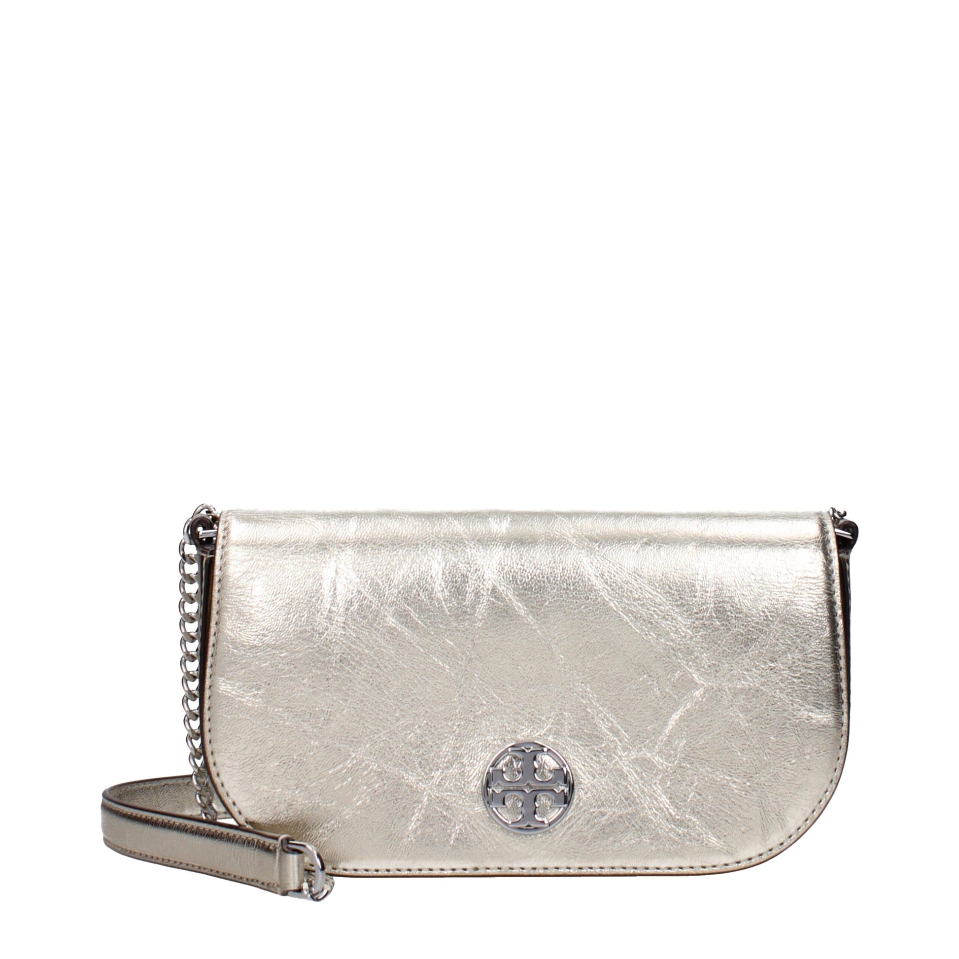 Tory Burch Gold Leather Crossbody Bag - ClickThatClicks 